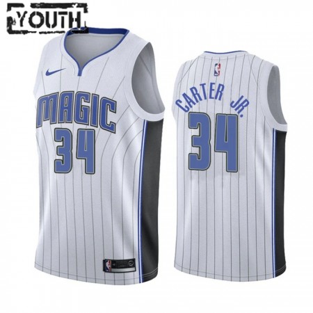 NBA Børn Trøje Orlando Magic Wendell Carter JR 34 2022-23 Nike Association Edition Hvid Swingman NBA Børn Trøje Orlando Magic Wendell Carter JR 34 2022-23 Nike Association Edition Hvid Swingman